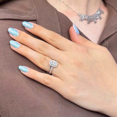 حلقه سولیتر رکاب نگین دار