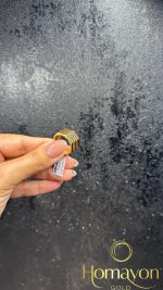 انگشتر پنج لاین هندسی آیینه ای - تصویر 2