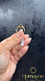 انگشتر دولاین خطی آیینه ای - تصویر 2