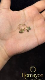گوشواره حلقه ای پولکی
