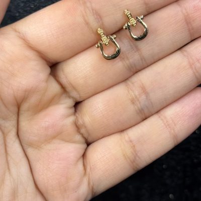 گوشواره میخی نعل  کوچک