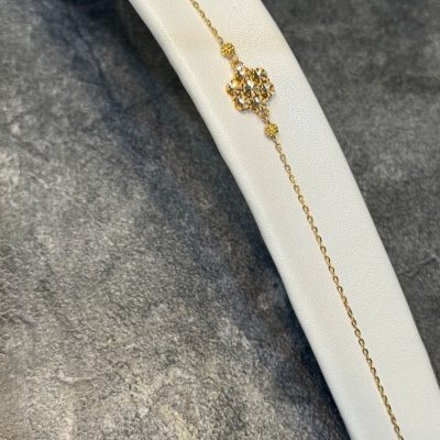 دستبند گل تراش و گوی